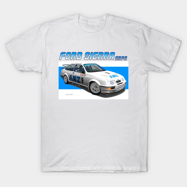 GrA Ford Sierra RS Cosworth T-Shirt by PjesusArt